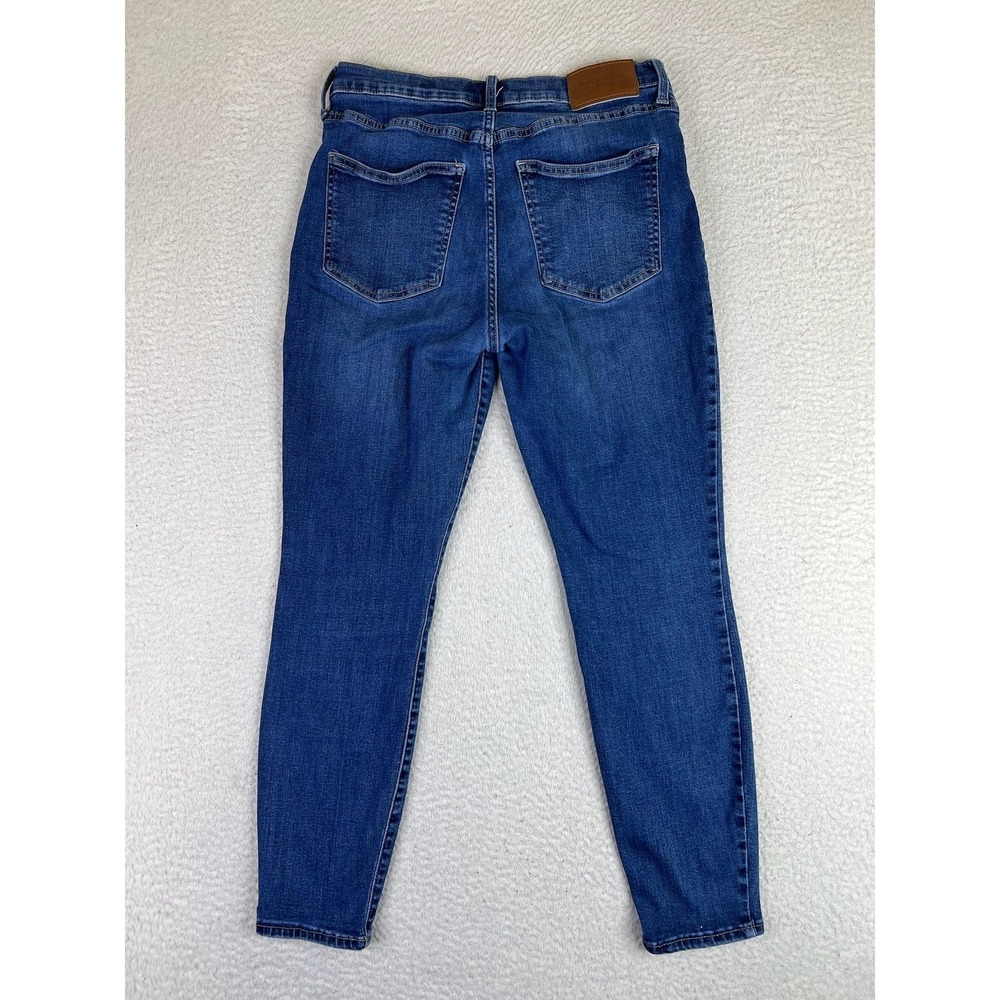 Lucky Brand Mid Rise Skinny Ava Ankle Jeans Womens 10/30 Blue Stretch Denim - Picture 2 of 16